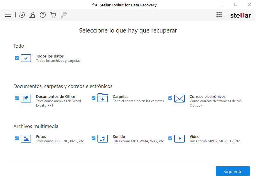 Stellar Toolkit for Data Recovery