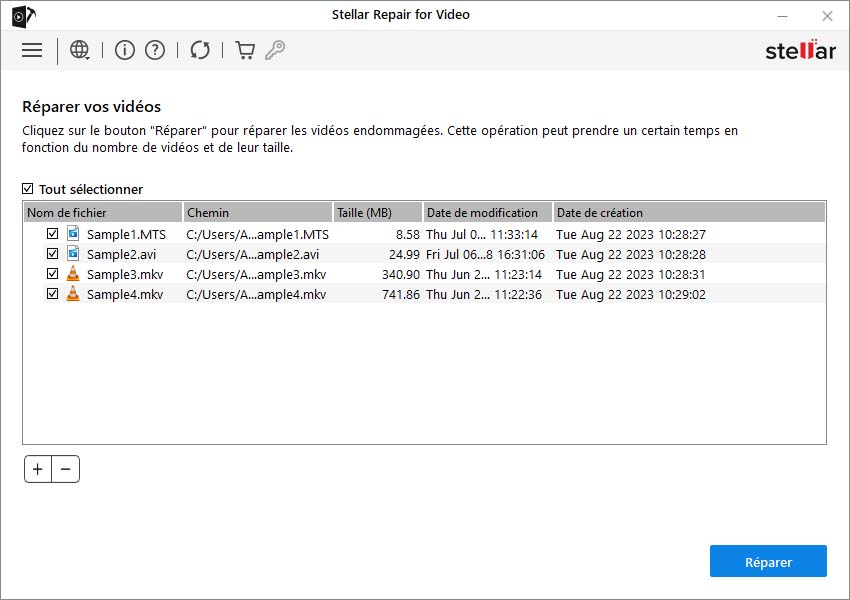 Stellar Repair for Video 2