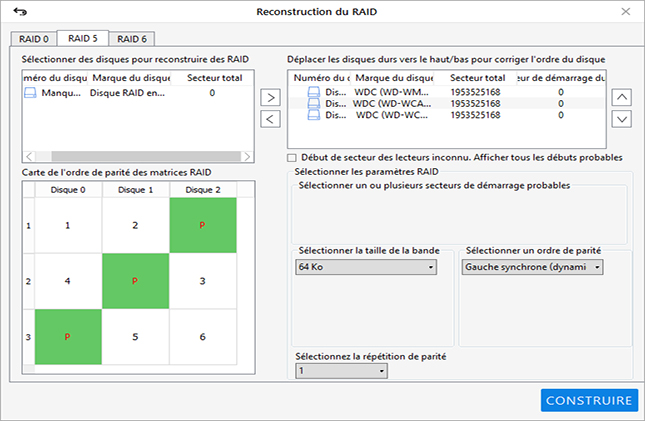 Construire un RAID