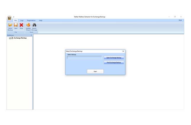 Stellar Mailbox Extractor for Exchange Backup