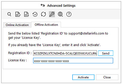 free activation key for stellar data recovery