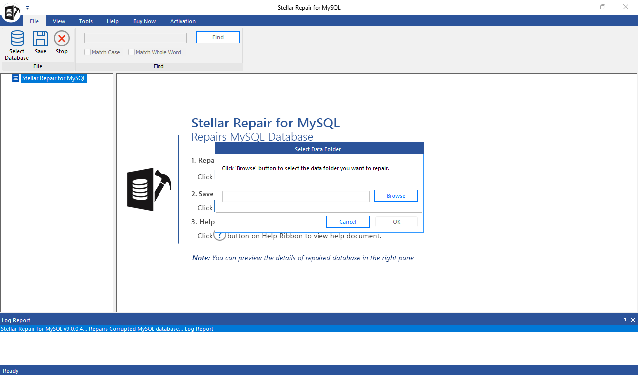 Stellar Repair for MySQL