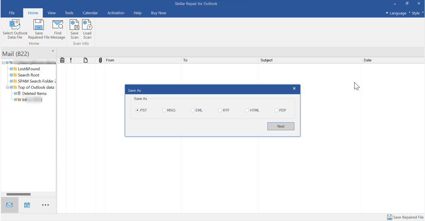 stellar-repair-for-outlook-choose-to-save
