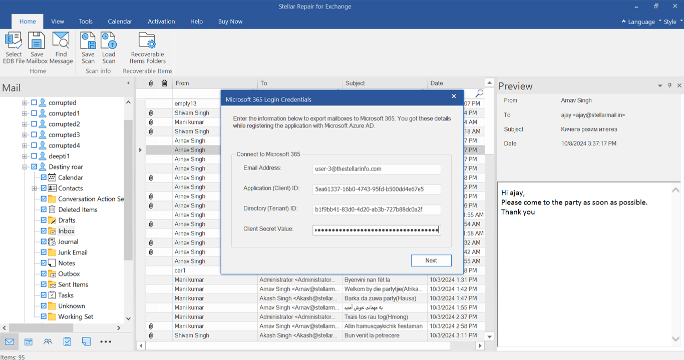 Outlook repair