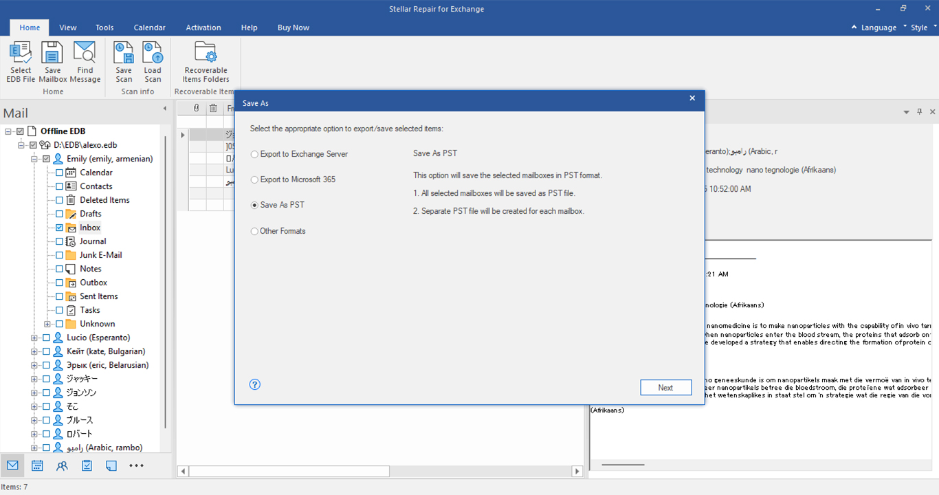 Outlook repair