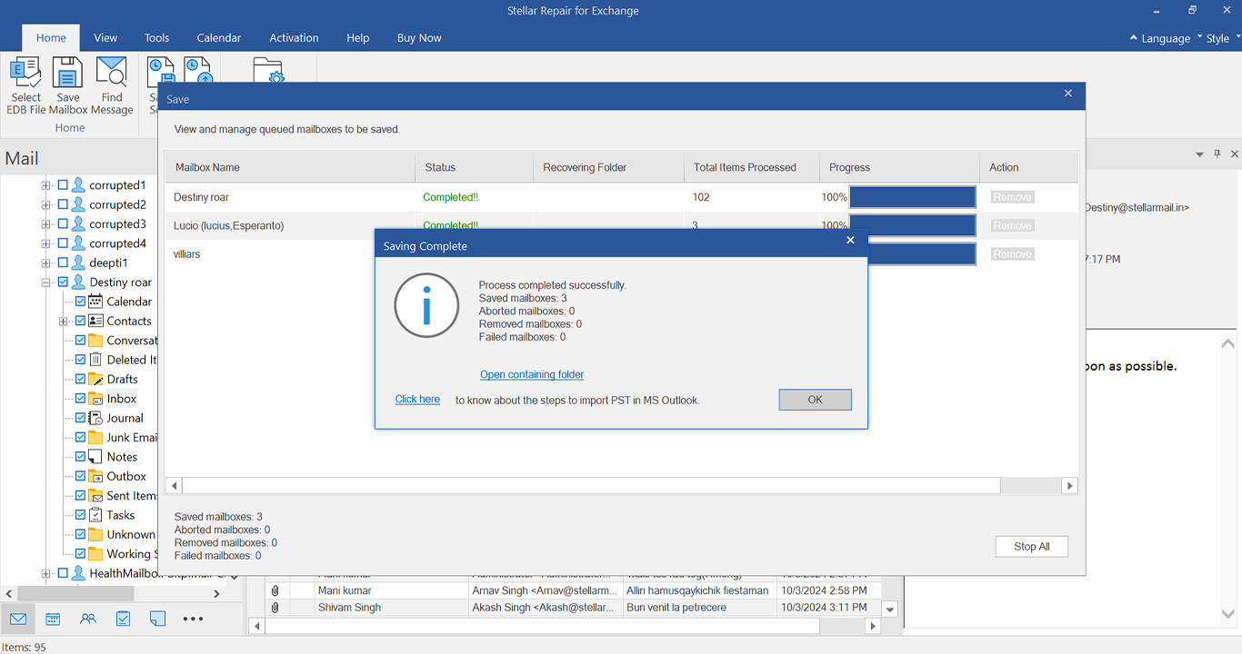Outlook repair