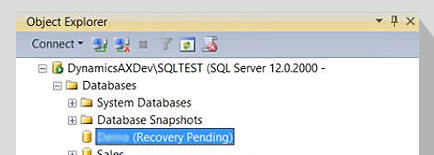 recovery sql database transaction pending corruption due log toolkit restore