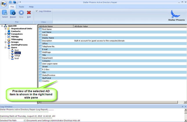 Active Directory Repair