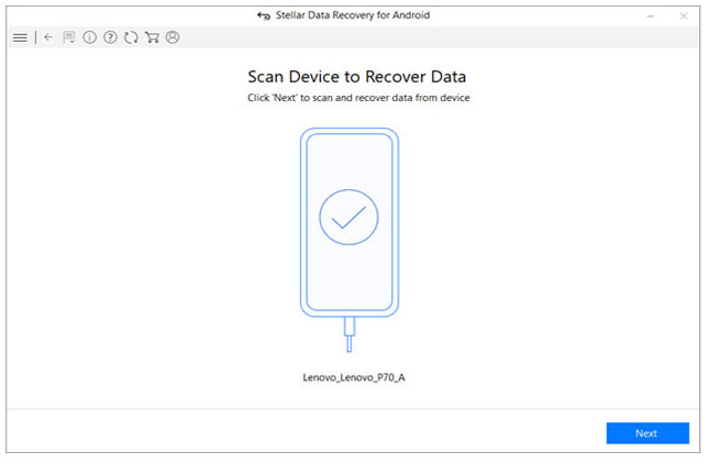 Stellar Data Recovery for Android - Scan Device to Recover Data