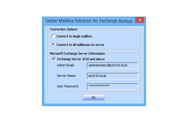 Mailbox Extractor for Exchange Backup