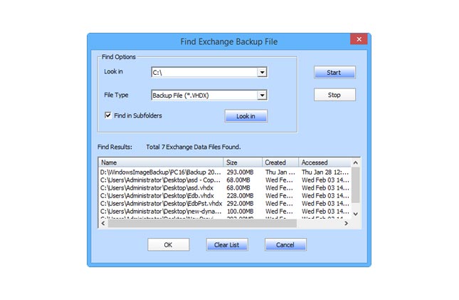 Mailbox Extractor for Exchange Backup