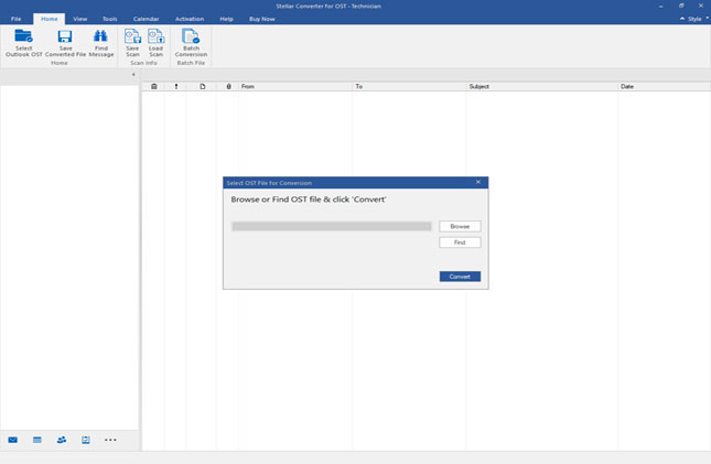 Screenshot - Stellar Mailbox Extractor for Exchange Server