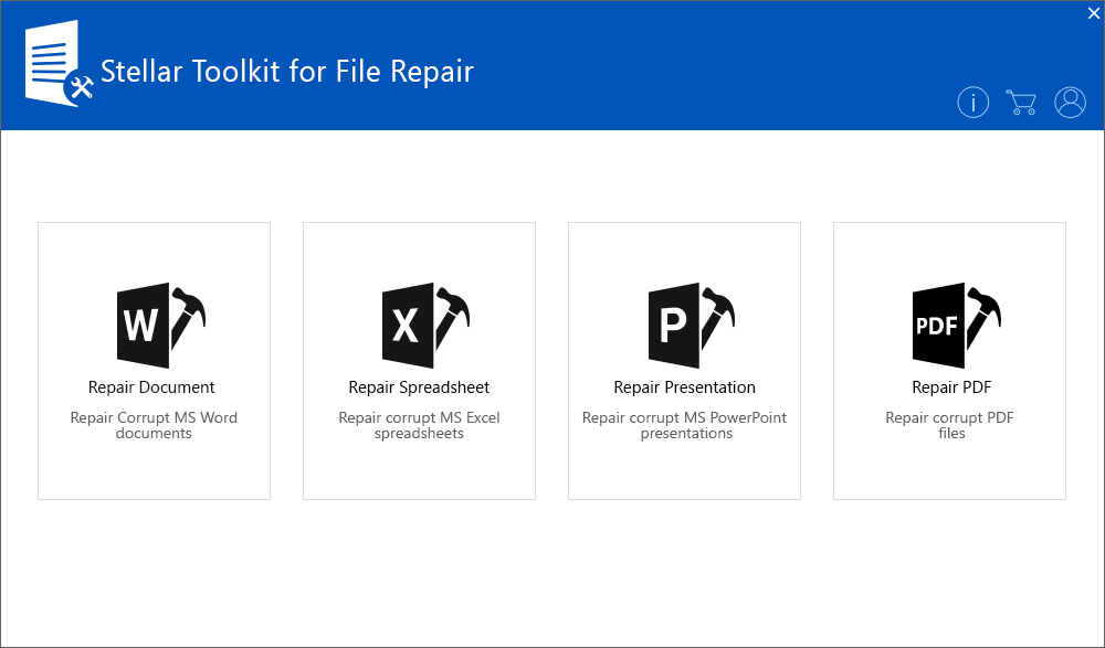 Homepage of Stellar Toolkit for File Repair