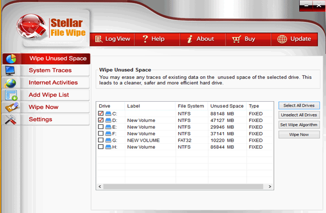 Stellar File Wipe - Windows