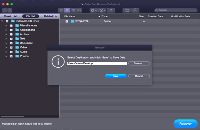 Data recovery for macbook pro