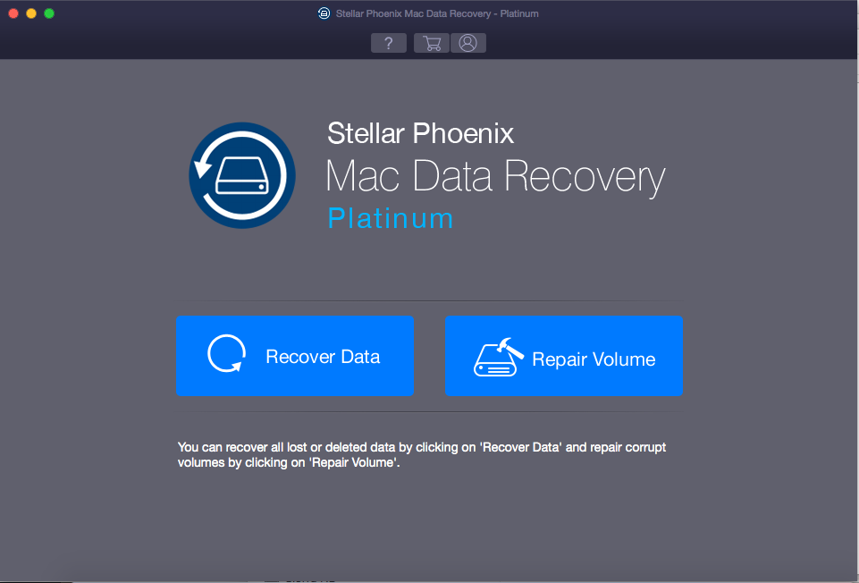Stellar Phoenix Mac Data Recovery - Select Files