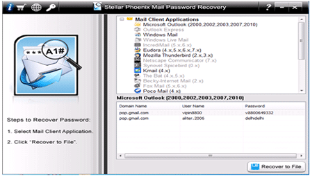 Mail Password Recovery