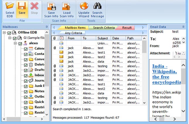 Stellar Mailbox Extractor for Exchange Server