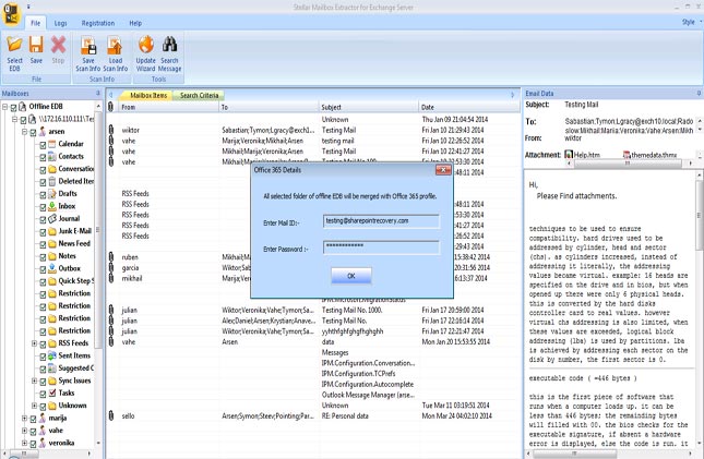 Stellar Mailbox Extractor for Exchange Server