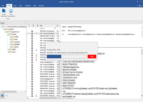 MBOX to PST Converter