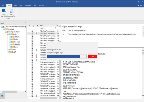 MBOX to PST Converter