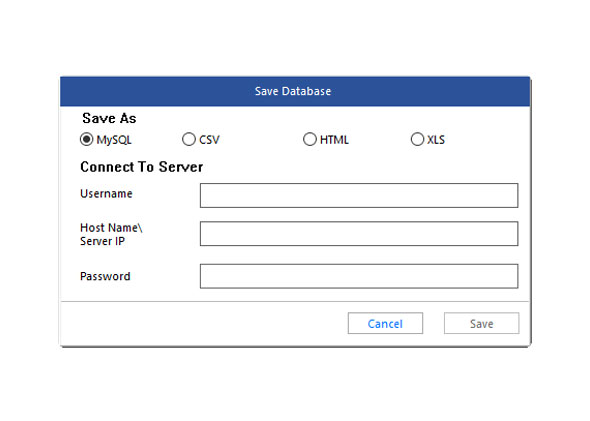 Database Repair for MySQL