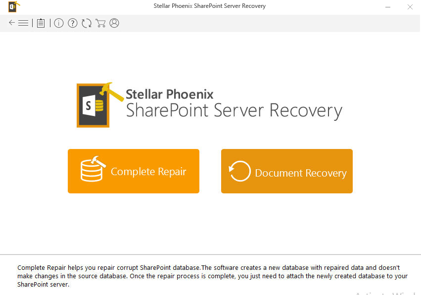 SharePoint Server Recovery