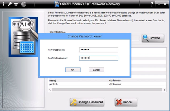 SQL Password Recovery