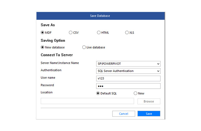 SQL Recovery