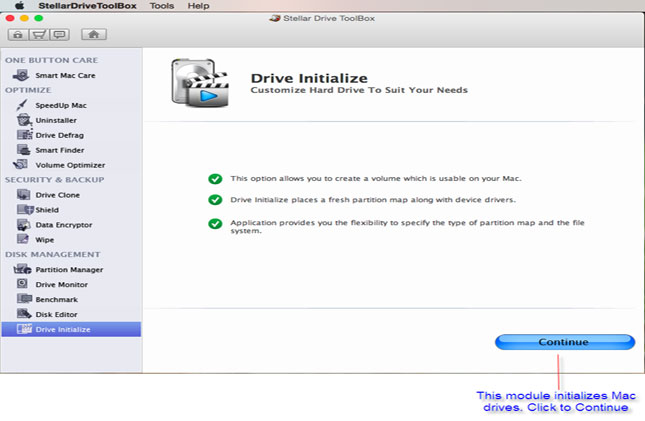 Drive Initialize