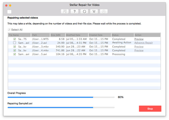 Add Video Files - Stellar Video Repair