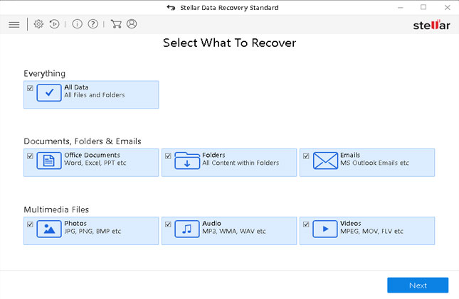 Stellar Data Recovery-Windows Standard 8 full