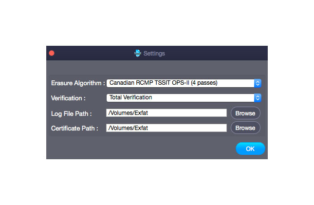 Bitraser for File Mac