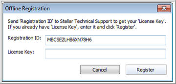 Enter register id
