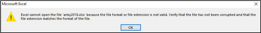 Excel Cannot Open The File Filename Xlsx Error Stellar Kb