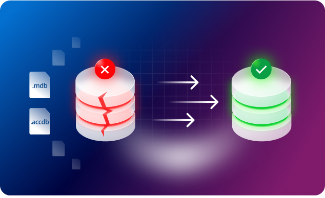 Repair a corrupted Microsoft Access database online