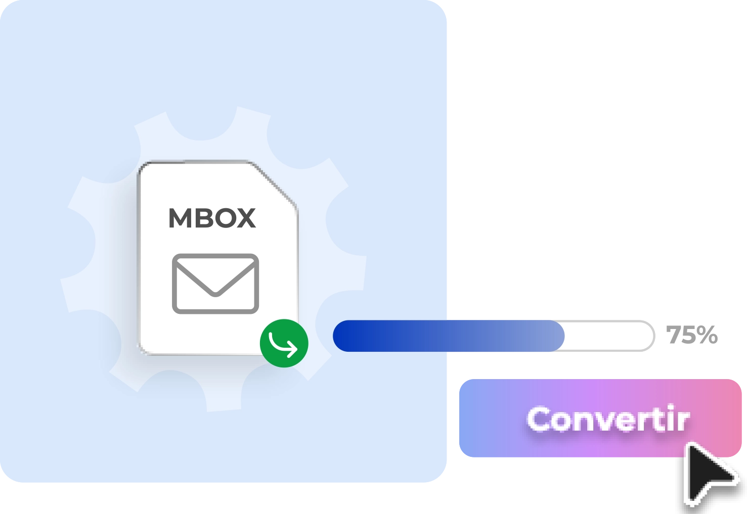Convertir MBOX en PST